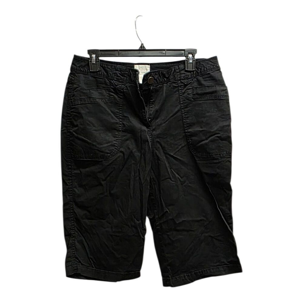 Chico's Black Bermuda Shorts 6